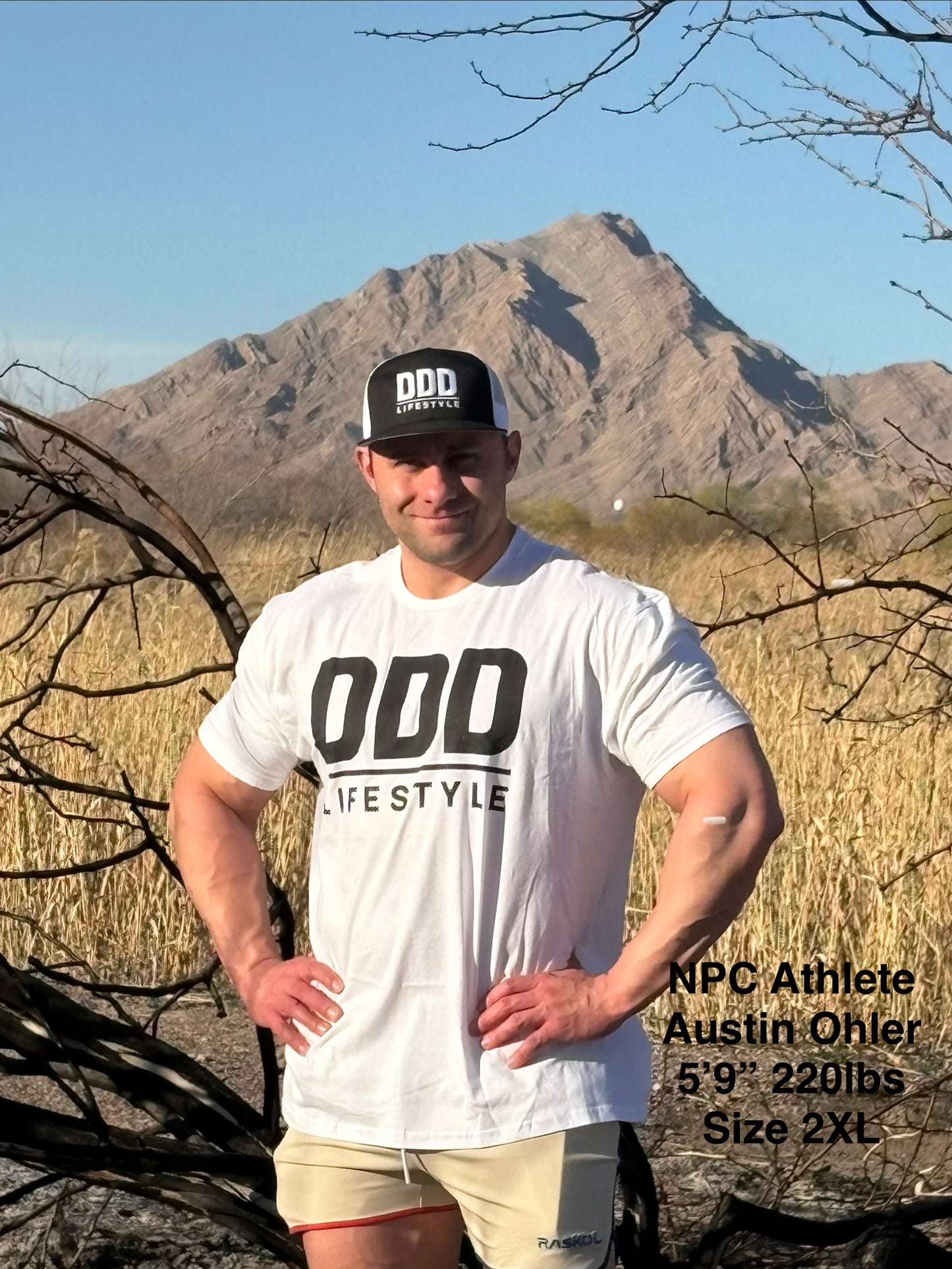 OG DDD Lifestyle T-Shirt - Black on White