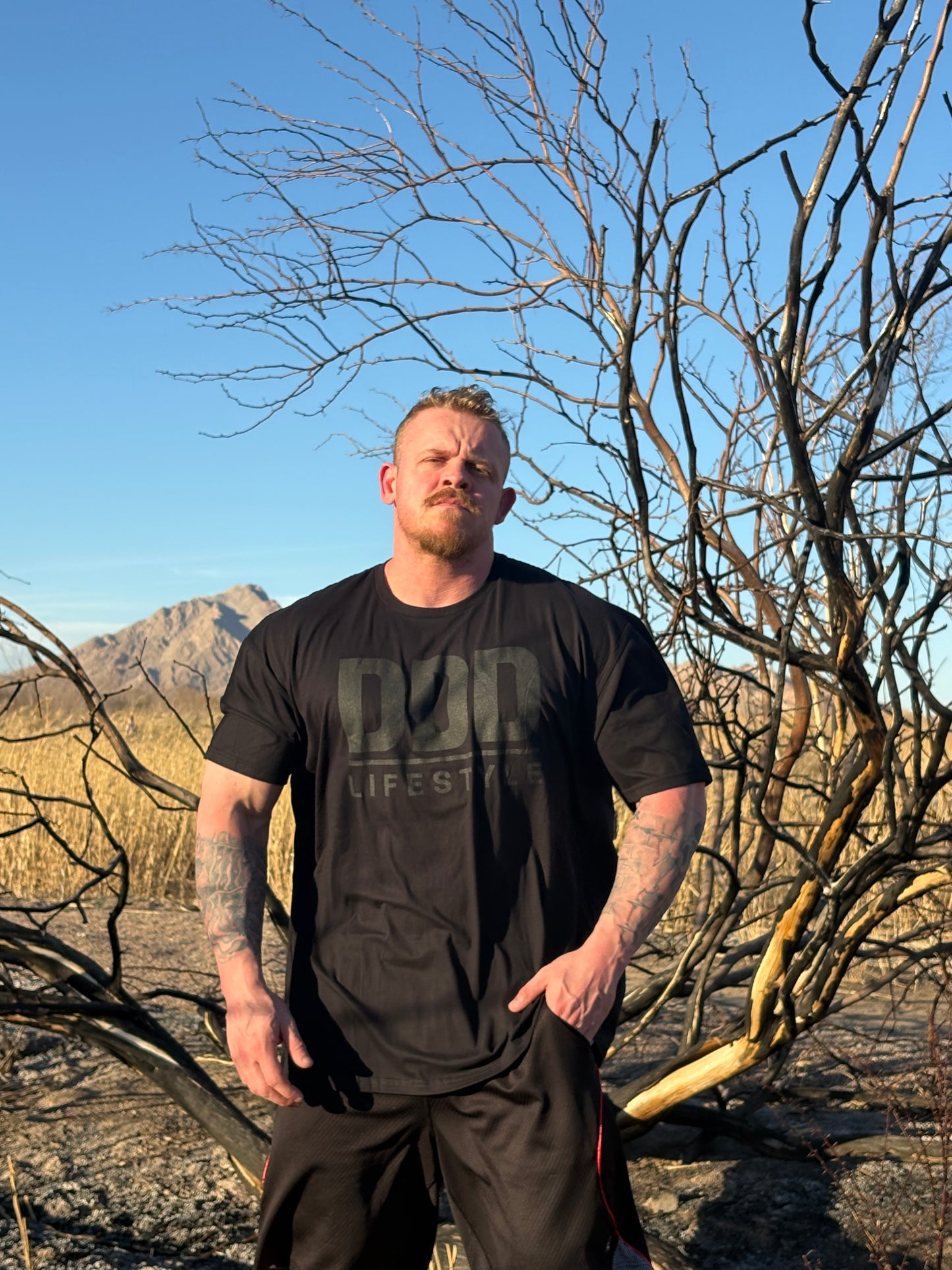 OG DDD Lifestyle T-Shirt - Black on Black