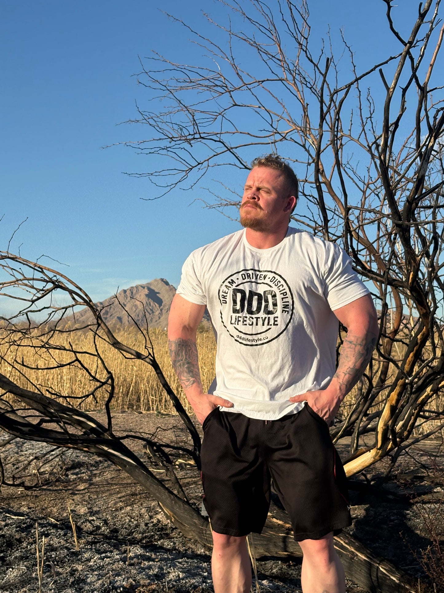 DDD Lifestyle T-Shirt - Black on White