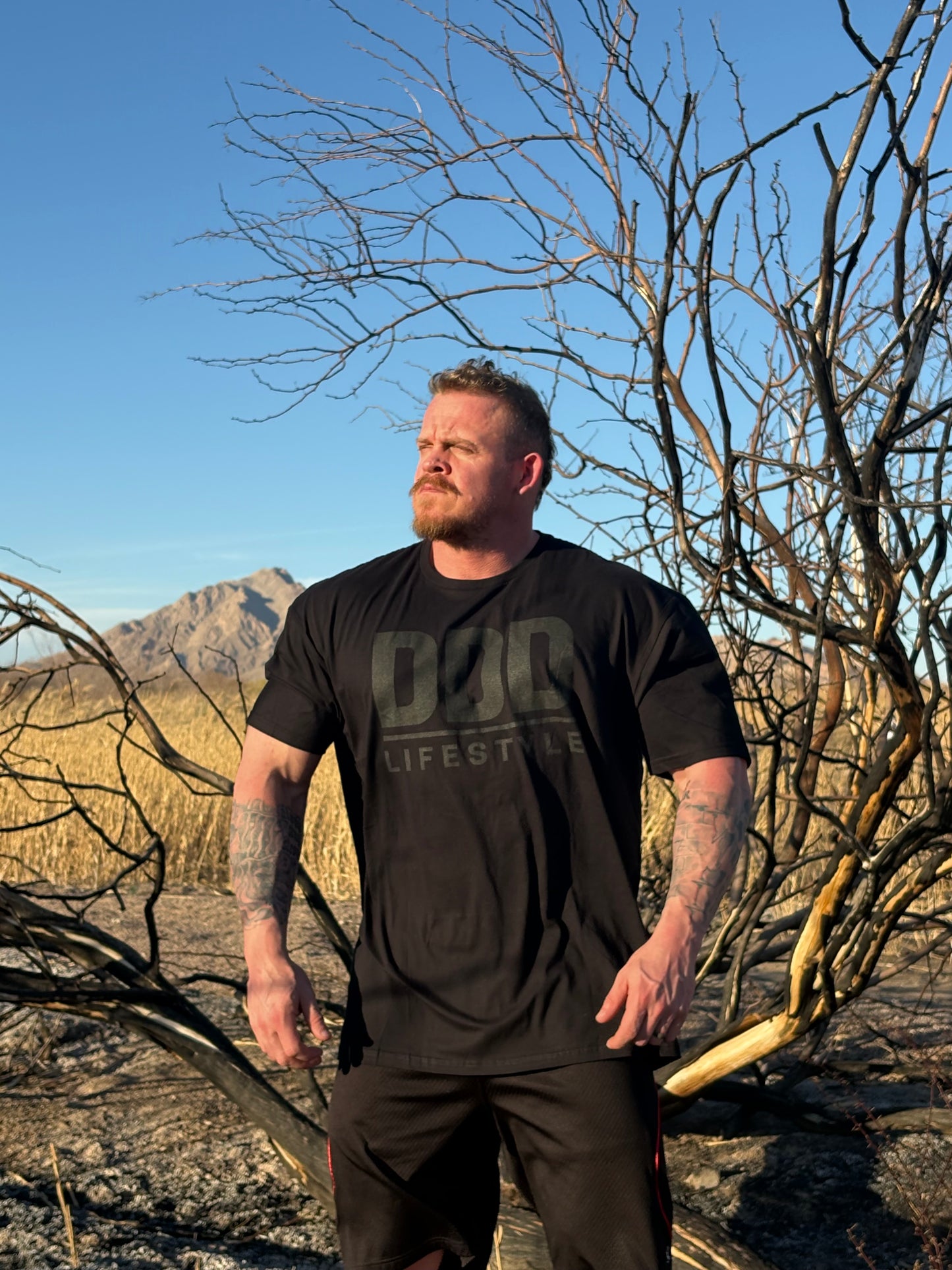 OG DDD Lifestyle T-Shirt - Black on Black