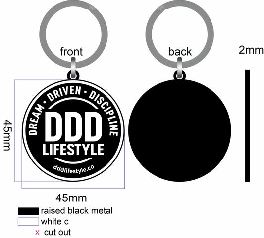 Circle Logo Key Chain