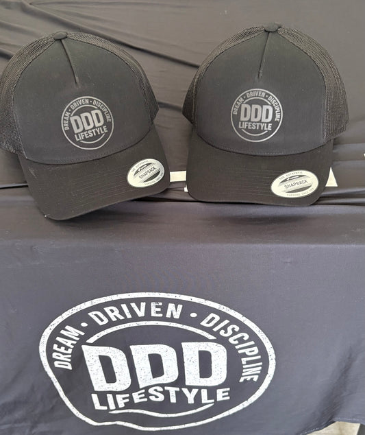 DDD Lifestyle Trucker Hat - Black on Black