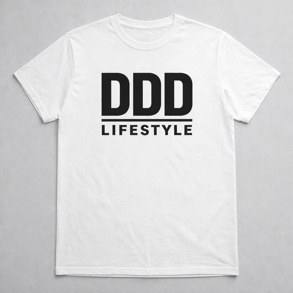 OG DDD Lifestyle T-Shirt - Black on White