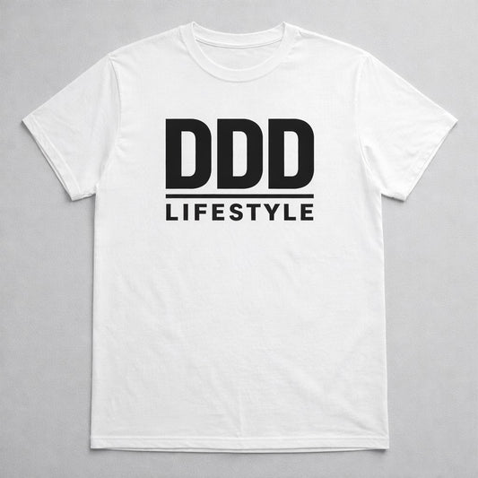 OG DDD Lifestyle T-Shirt Black on White
